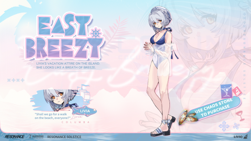 Linvia99 Resonance Solstice - Outfit Showcase | Livia「Easy Breeze」 - Steam News
