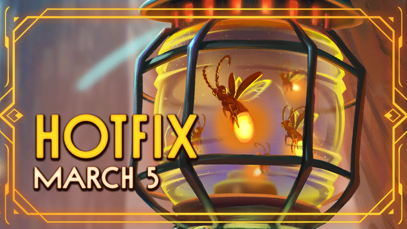 Patch 12.1: March 5 Hotfix