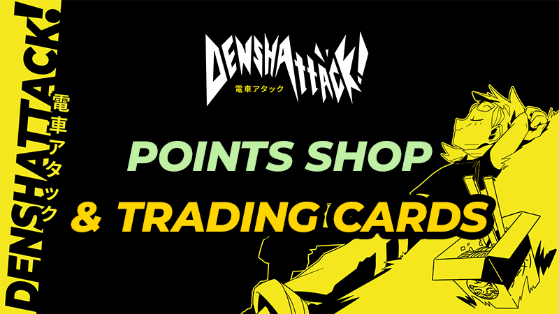 At this stop: Points Shop, Badges & Trading Cards! 🎴