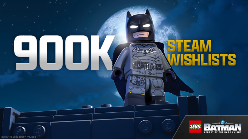 900,000 Wishlists on Steam!