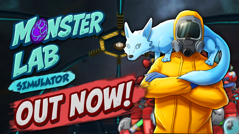 ✨ THE BIG DAY HAS ARRIVED! Monster Lab Simulator is OUT NOW! ✨