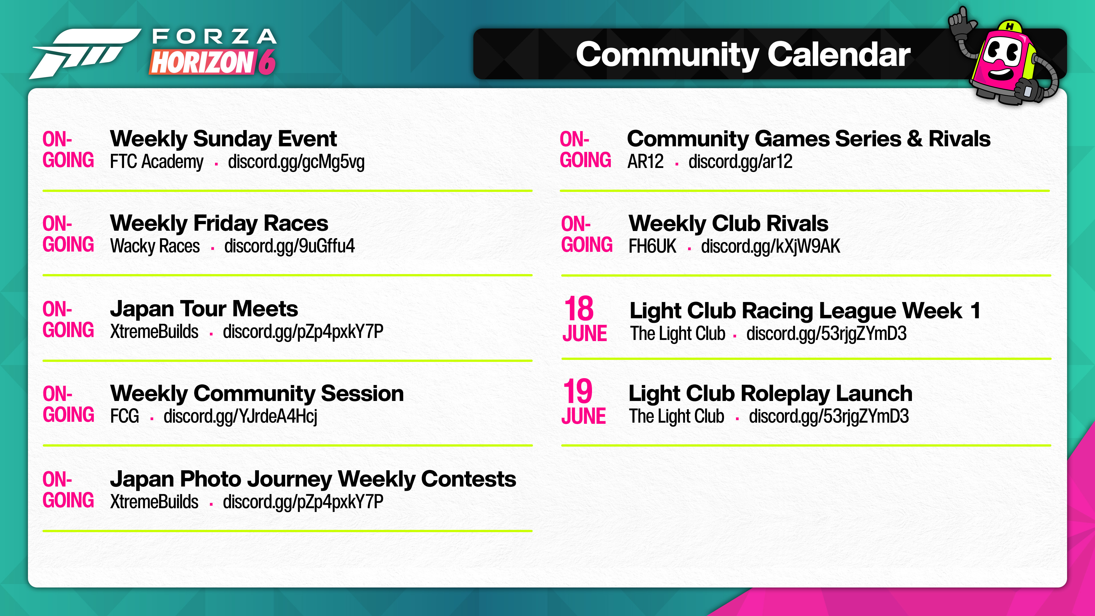 Community Events Banner
