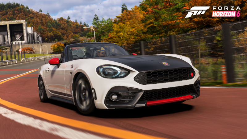 Experience the Fall Colors in an Abarth 124 Spider!