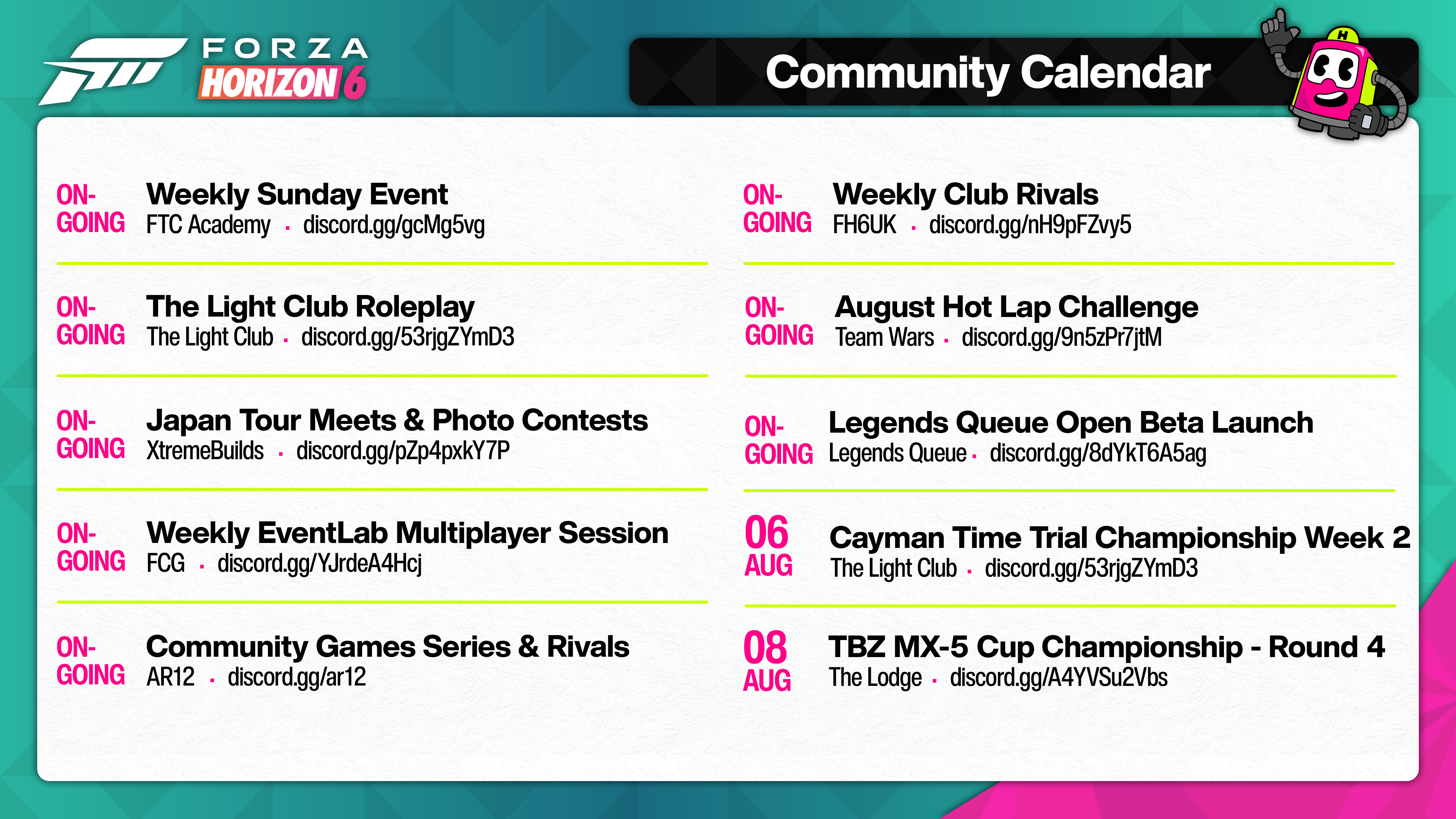 Community Events Banner