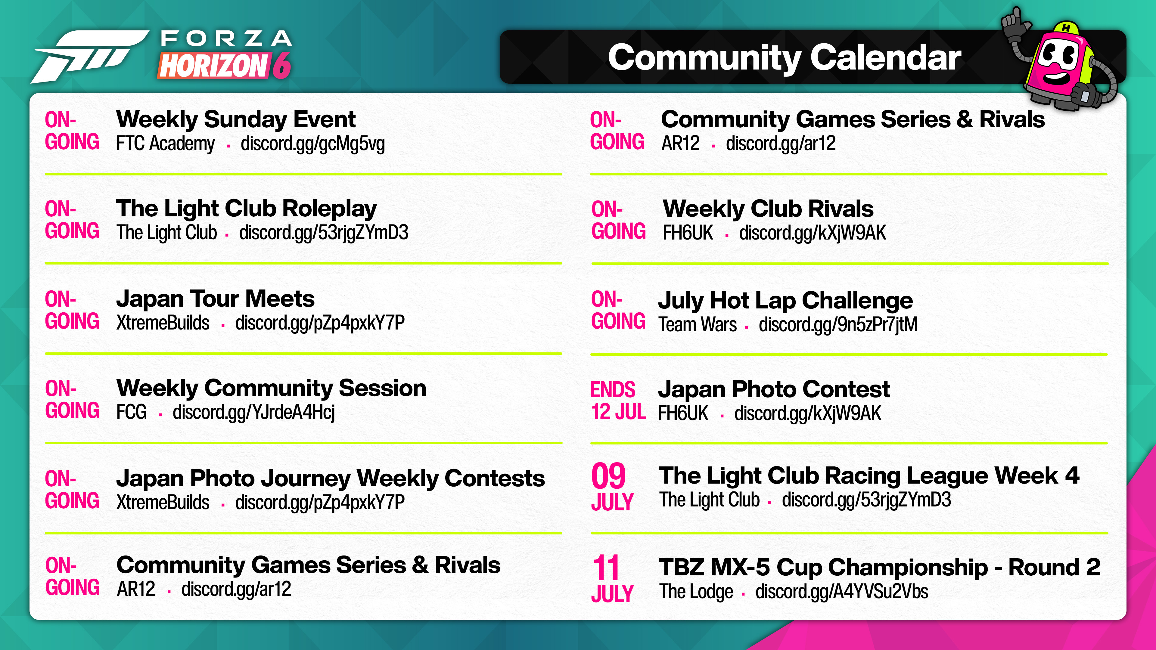 Community Events Banner