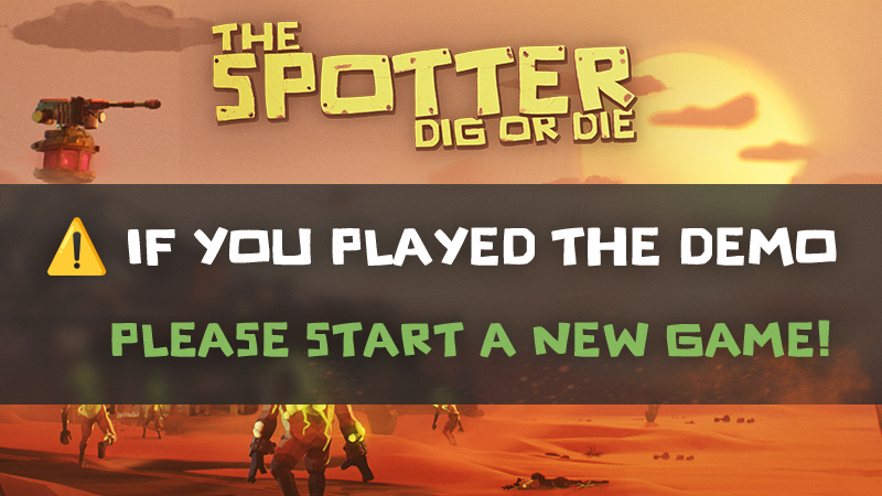 ⚠️ If You Played the Demo, Please Start a New Game!