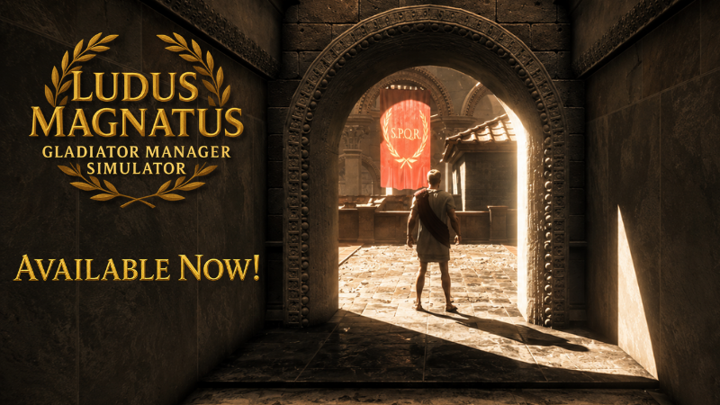 Ludus Magnatus: Gladiator Manager Simulator is Out Now!