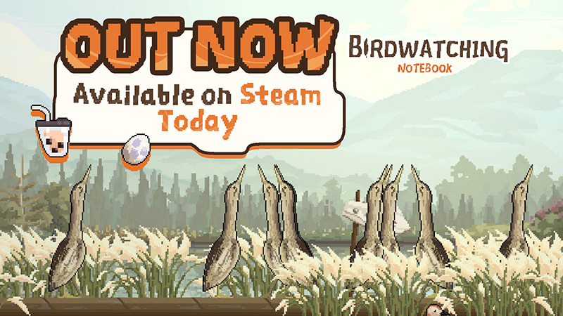 Birdwatching Notebook is Out Now on Steam!