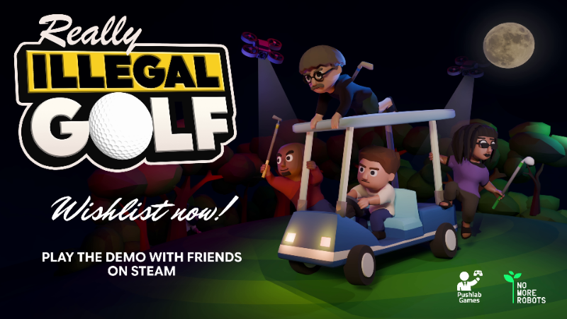边躲保安边打高尔夫：《Really Illegal Golf》公布，多人试玩已开放