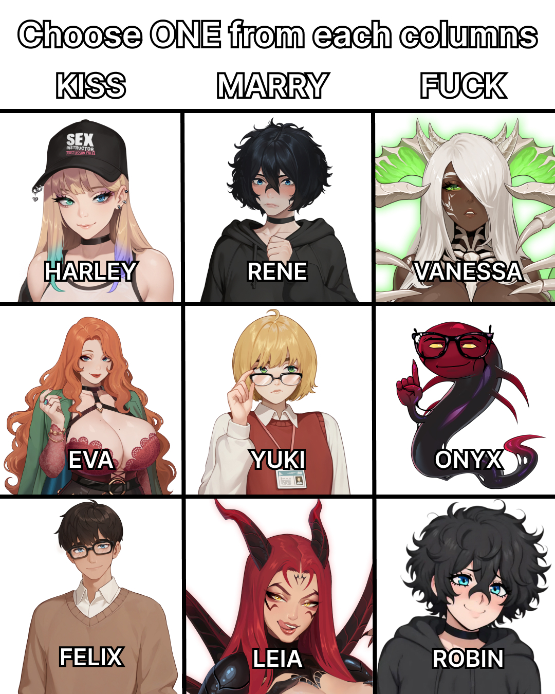 Let's Play F*CK MARY KISS 🍆💍💋