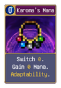 Death Parade の新マナカード Karoma's Mana のカード画像