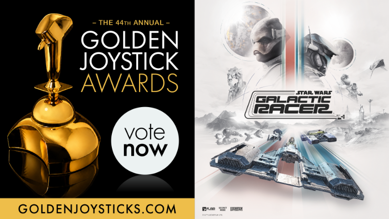 STAR WARS: Galactic Racer™ has been Nominated for a Golden Joystick Award