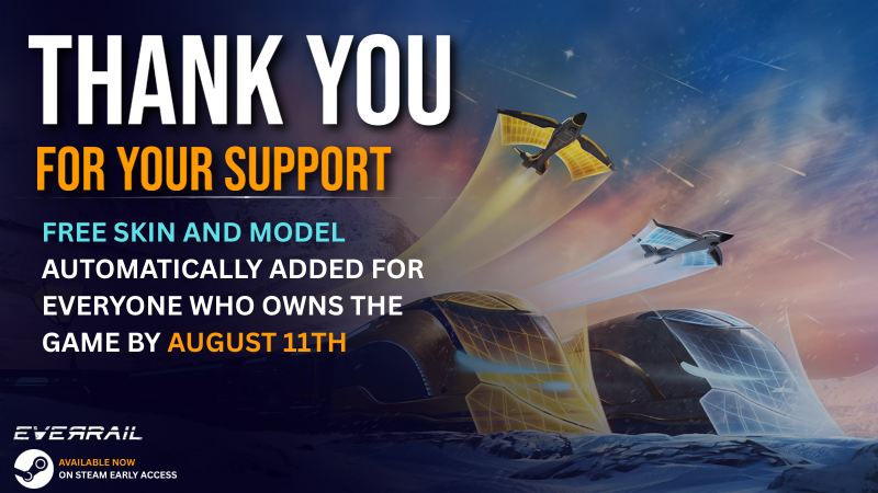 A Special Thank You To Everyone Who's Bought EverRail!