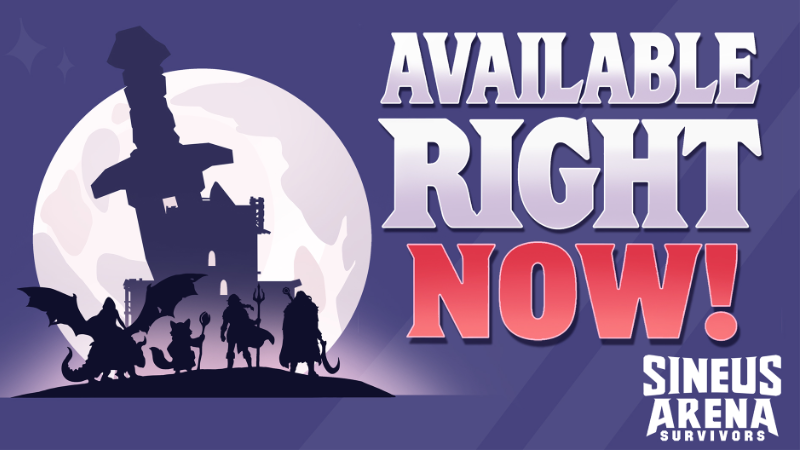 Sineus Arena Survivors is out now! ⚔️