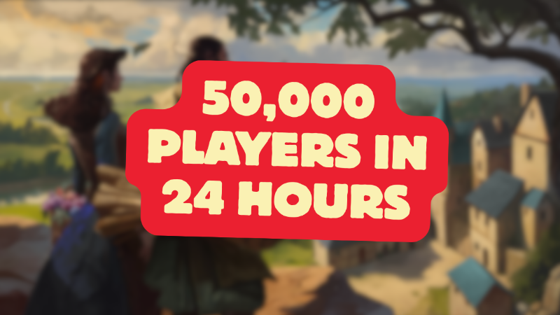 50,000 Players in 24 Hours!!