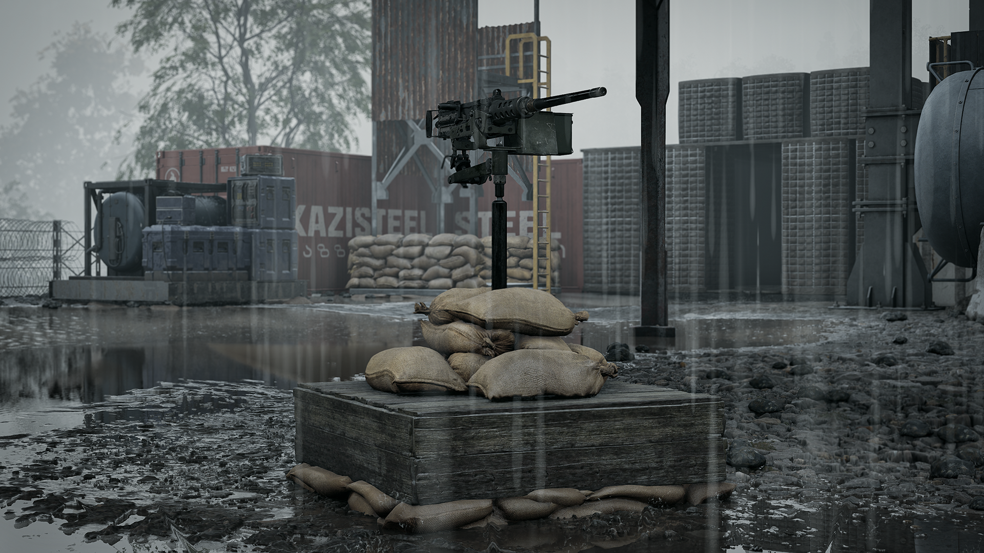 The new MG Nest buildable gives a squad a manned M2 Browning emplacement. Image: BULKHEAD.
