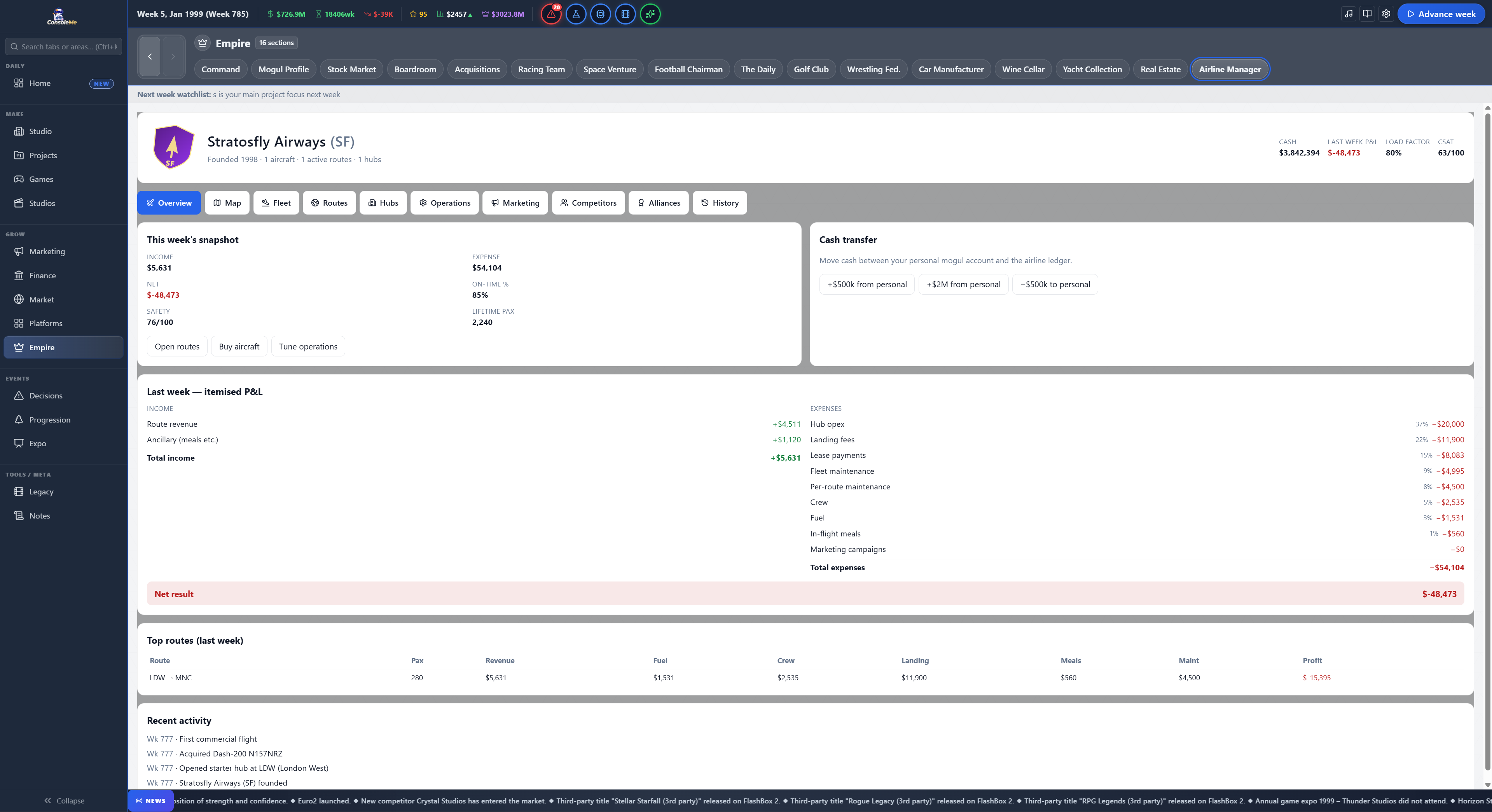 Airline Manager (Empire passion project) · ConsoleMe update for 1 June ...