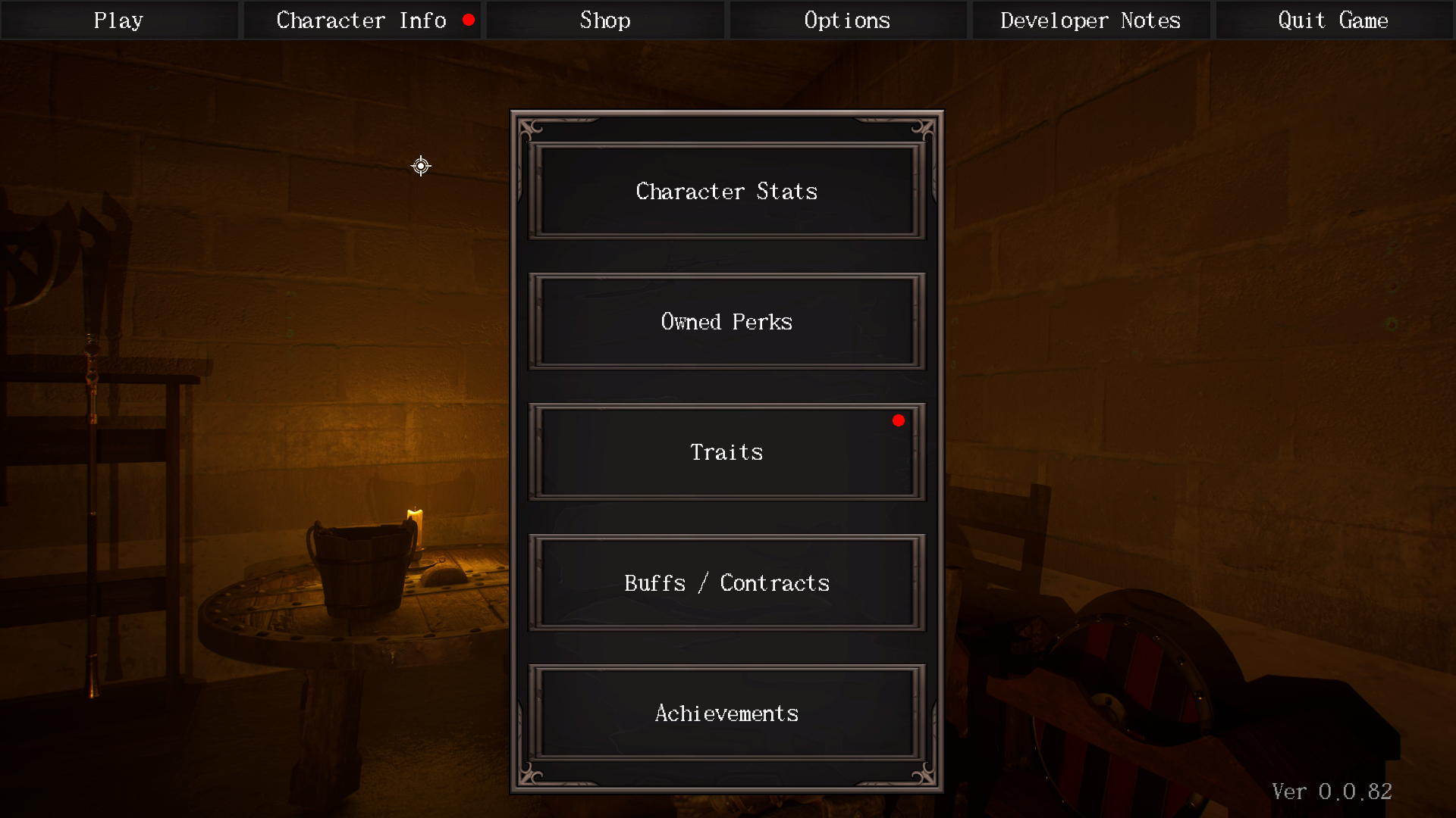 Character Status Menu Main Screen Menu Integration: The existing character information panel ...
