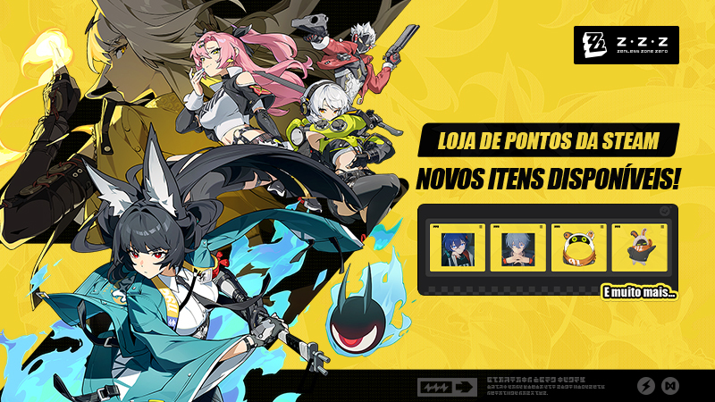 ???? Novos itens na Loja de Pontos Steam de Zenless Zone Zero! ????