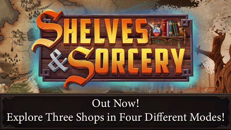Out Now! Tidy Up Three Shops in Four Different Modes!