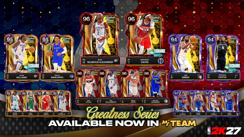NBA 2K27 MyTEAM 开启“NBA is Back”活动 NBA 2K27 MyTEAM 开启“NBA is Back”活动