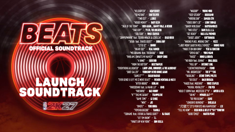 NBA 2K27 Soundtrack Revealed: Bad Bunny and Fred Again… Featured