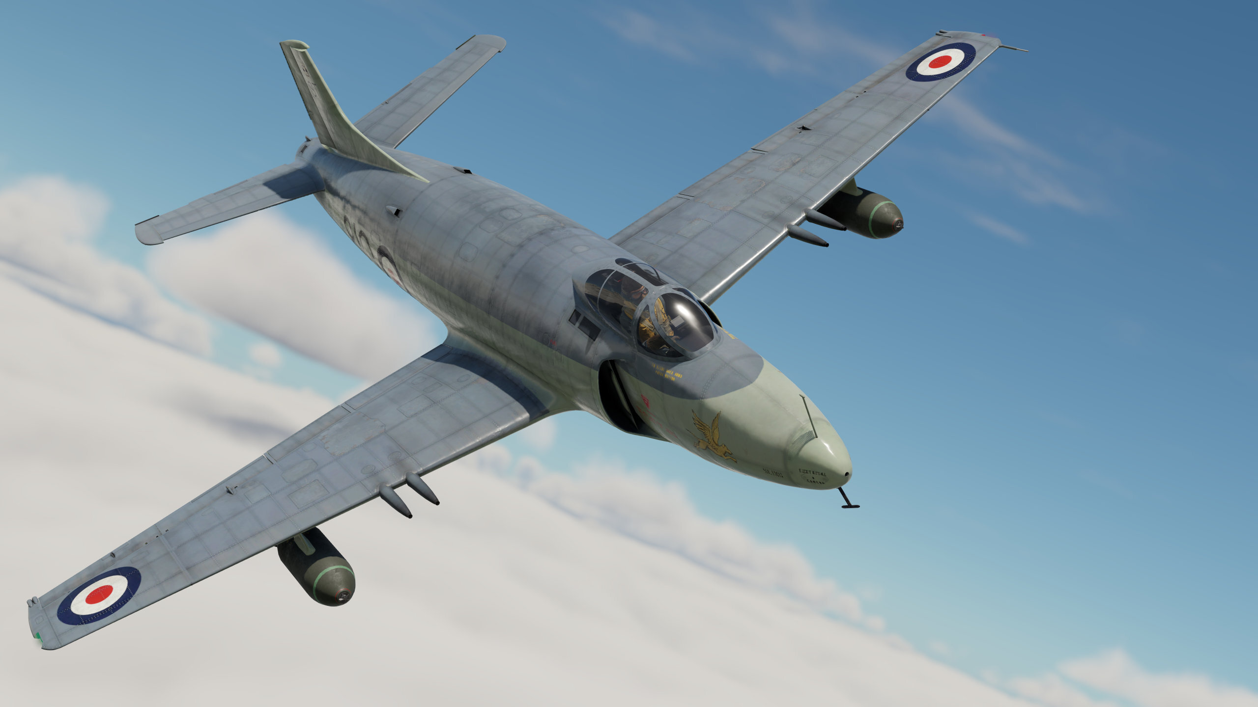 Attacker FB.2 cockpit