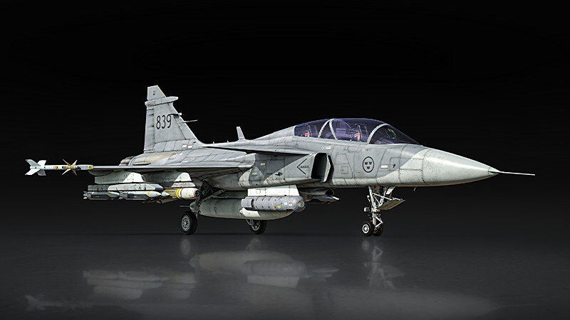 War Thunder War Thunder S27 赛季 · Squadron vehicles: JAS39D — Twin-Seater Gripen