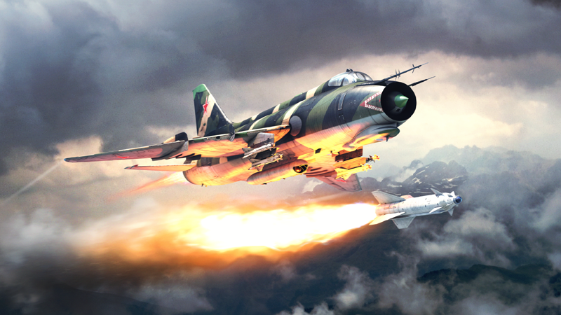 The German Su-22M4 Returns at a Discount for the First Flight of the Su-17!