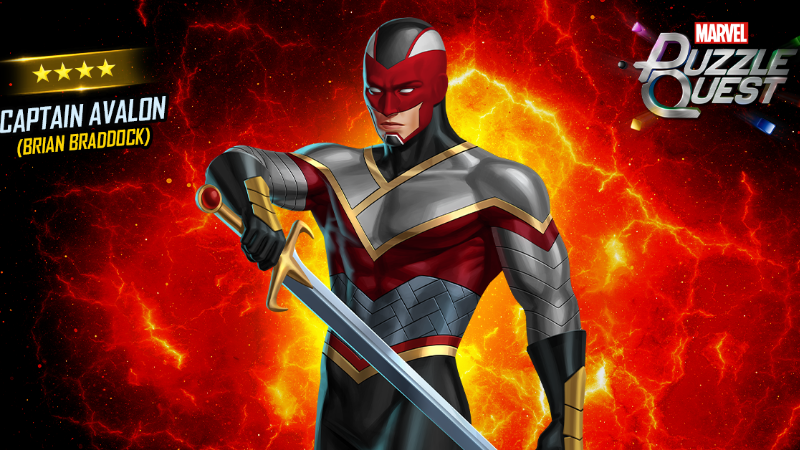 MARVEL Puzzle Quest - New Character - Captain Avalon (Brian