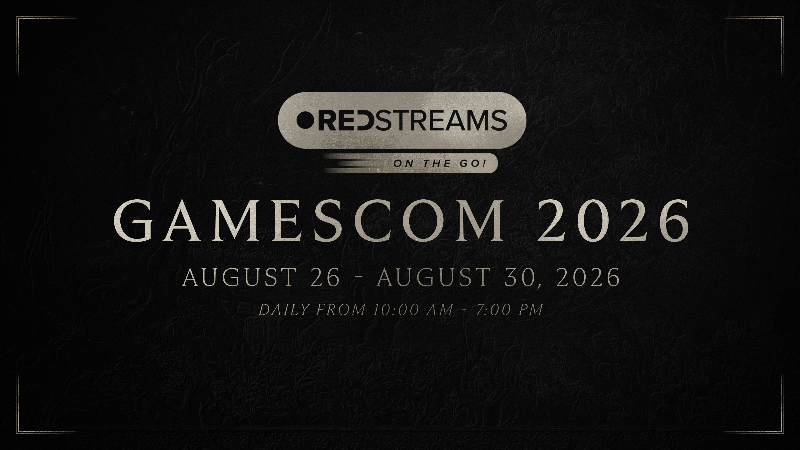 REDstreams едет на gamescom 2026 REDstreams едет на gamescom 2026