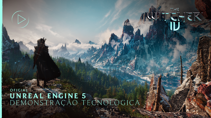 Demonstração técnica em Unreal Engine 5 de The Witcher 4
