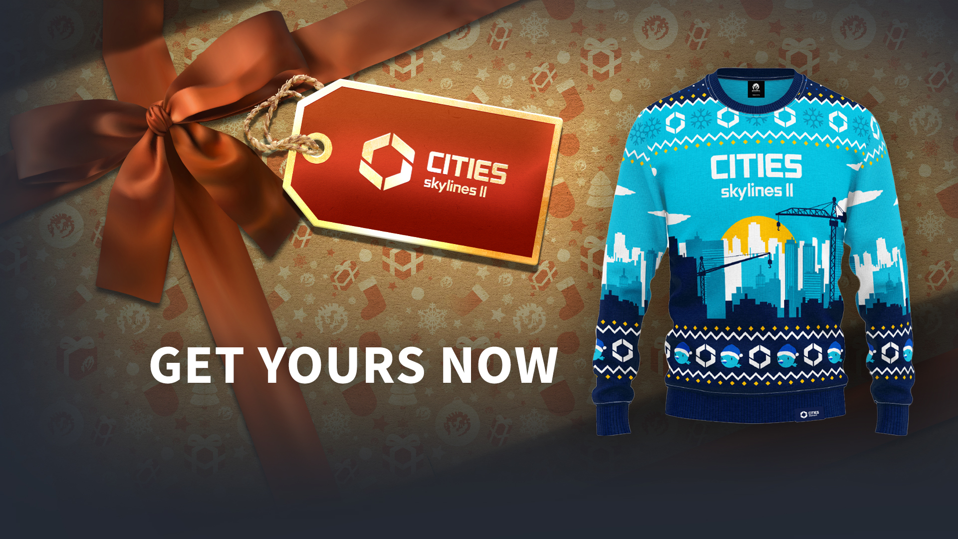 Cities: Skylines themed sweater, socks and beanie