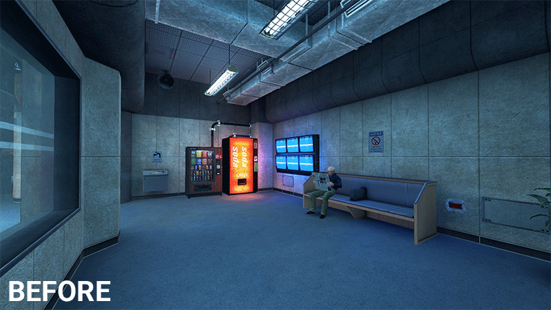 Демонстрация параллакс-отражений