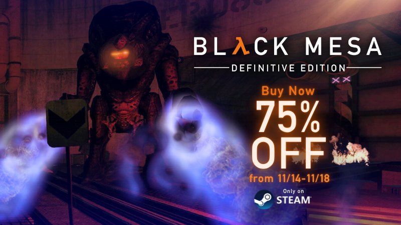 Black Mesa Now 75% Off & Latest Updates