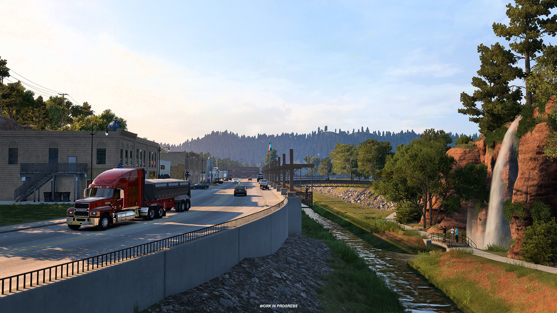 Hot Springs, South Dakota in American Truck Simulator