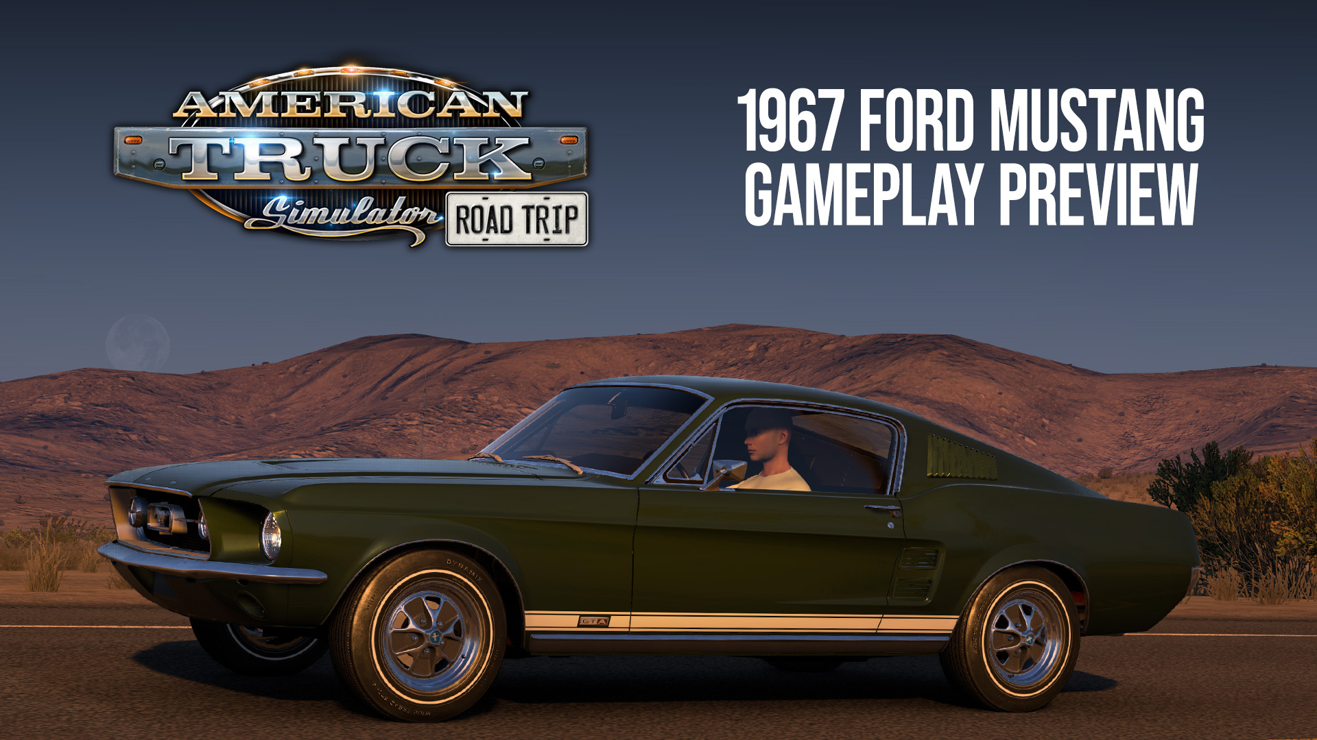 1967 Ford Mustang Fastback in American Truck Simulator