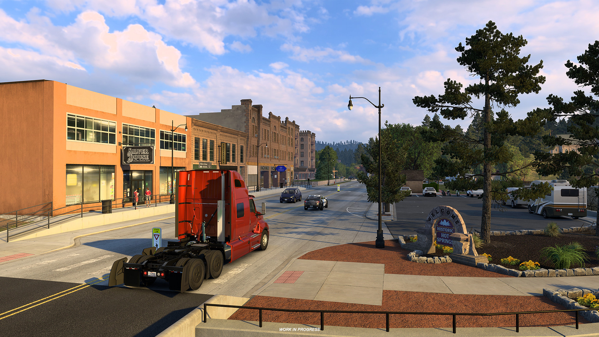 Scenic view of Hot Springs