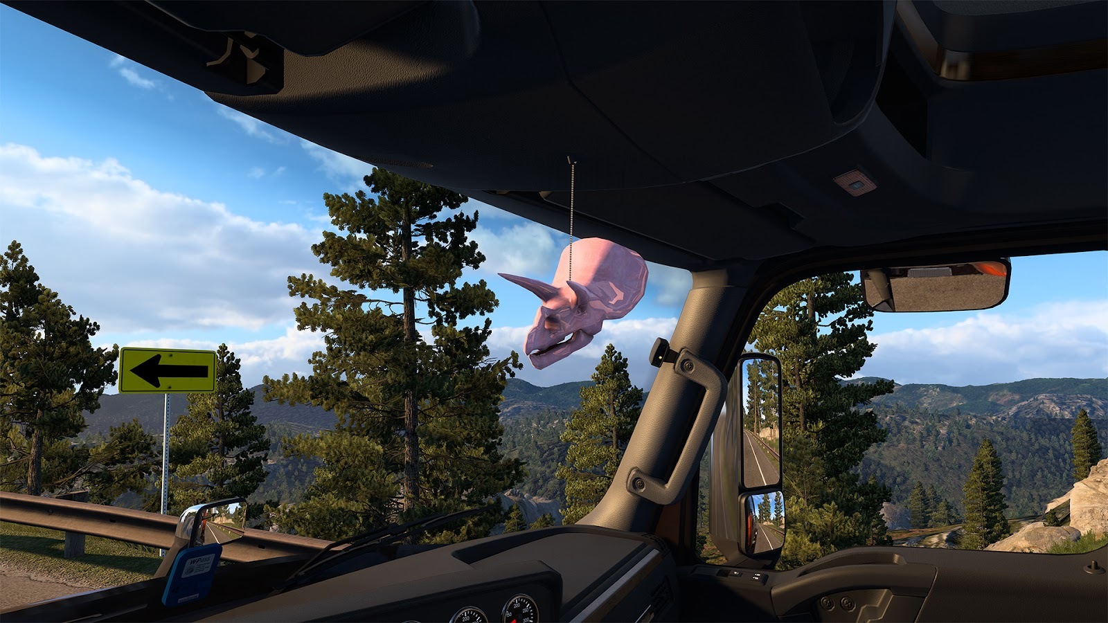 Quartz Triceratops Cabin Accessory