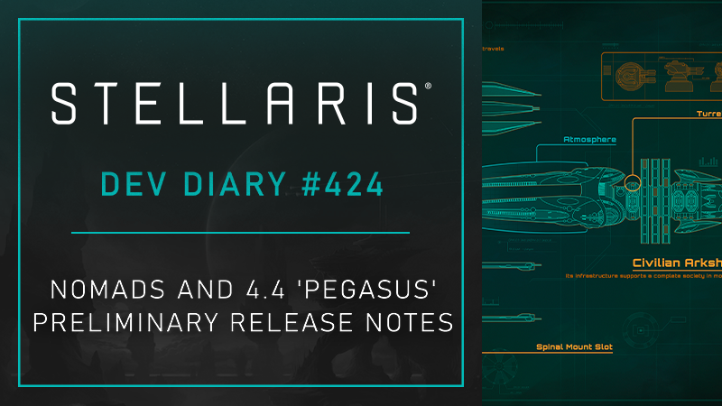Stellaris Dev Diary #424 - Nomads and 4.4 'Pegasus' Preliminary Release Notes