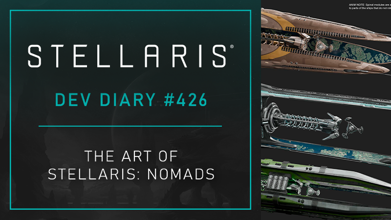Stellaris Dev Diary #426 - The Art of Stellaris: Nomads