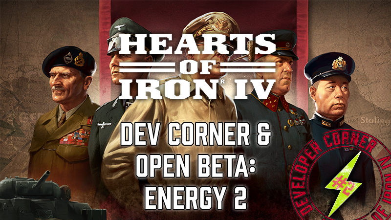 Dev Corner & Open Beta: Energy #2