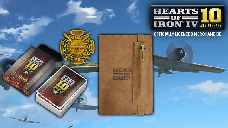 Hearts of Iron IV Official Merch Store is now Live!