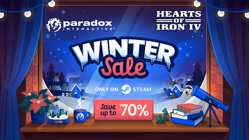 Hearts of Iron IV на Зимней распродаже Steam! Hearts of Iron IV на Зимней распродаже Steam!
