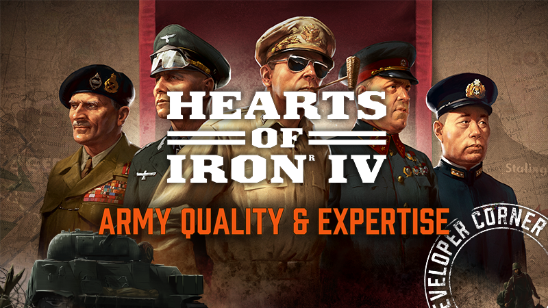 Hearts of Iron IV Dev Corner: Army Quality and Expertise Hearts of Iron IV Dev Corner: Army Quality and Expertise